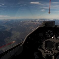 Flugwegposition um 10:15:05: Aufgenommen in der Nähe von Weng im Gesäuse, 8913, Österreich in 4430 Meter